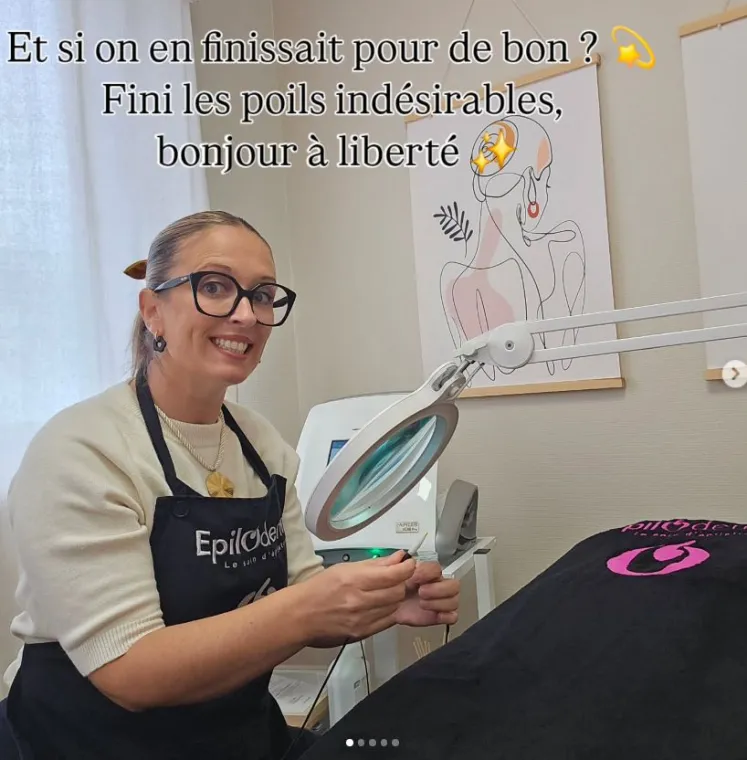 Séance d’électrolyse pour dire adieu aux poils à Chassieu, Chassieu, Emilie Valenciano - Eau'natur'elle